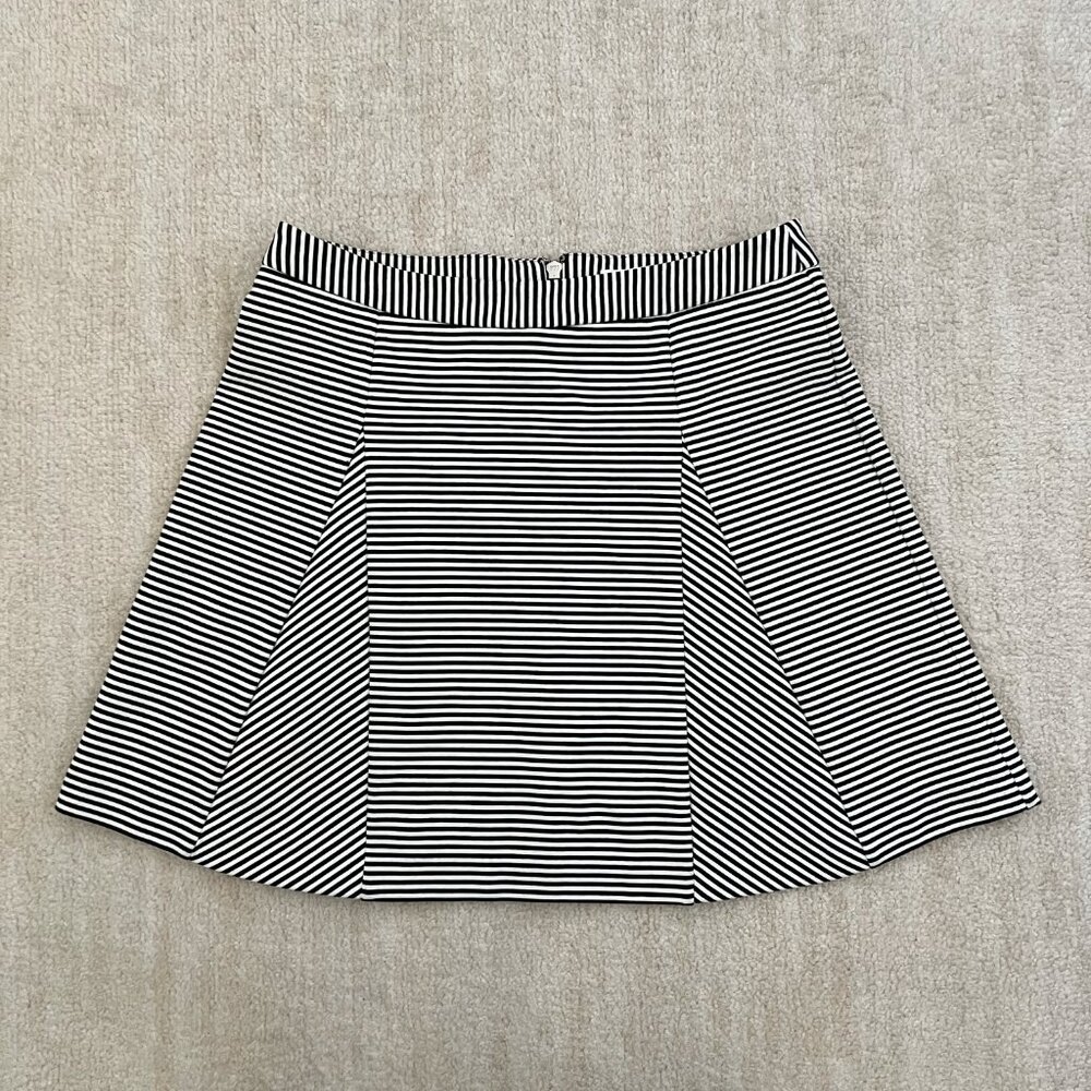 2/$25 SALE - Michael Kors Black and White Striped Mini Skirt